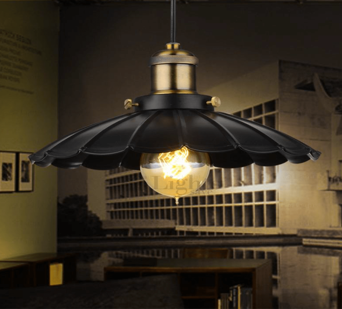 Vintage Industrial Bulb Pendant Light